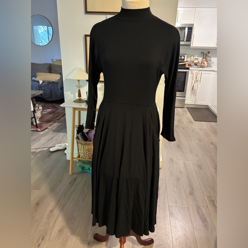 Rachel Pally Classic Black Long Sleeve Dress